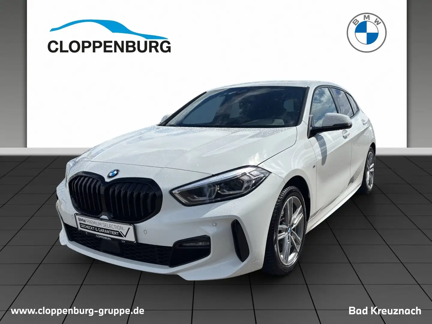 BMW 118 i M Sportpaket Navi+SHZ+HiFi+scheckh.+LED+BT Weiß - 1