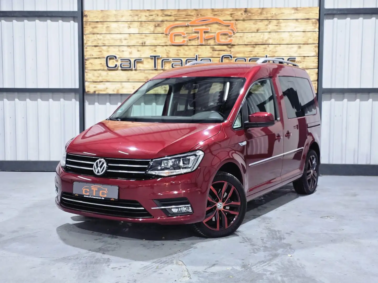 Volkswagen Caddy Generation Four/DSG/Navi/7-Sitze/TÜV-NEU Rot - 1