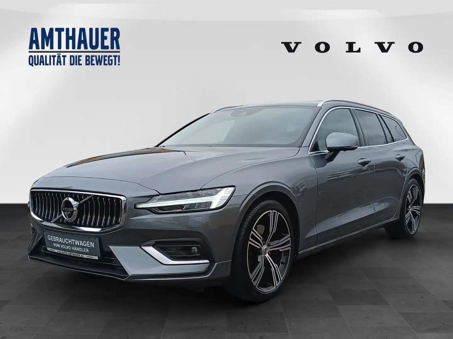 Volvo V60 B4 Inscription  360°/Pano/Head-up/Standhzg. Grau - 1
