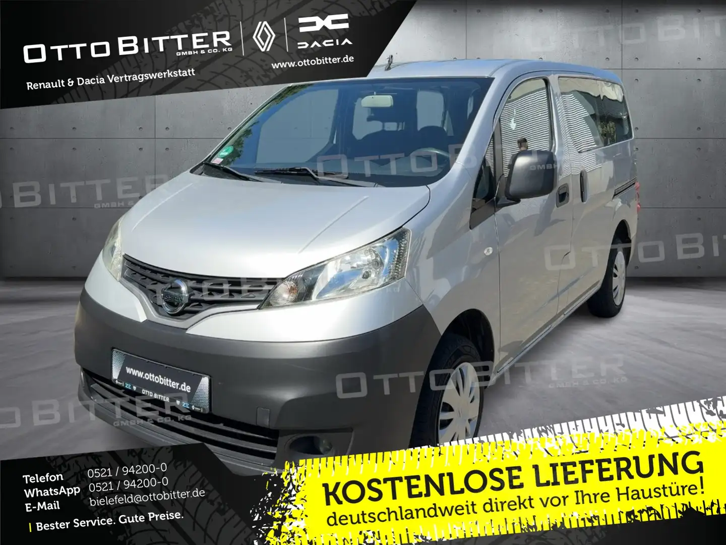 Nissan NV200 1.6 Evalia Premium 7-SITZER Срібний - 1