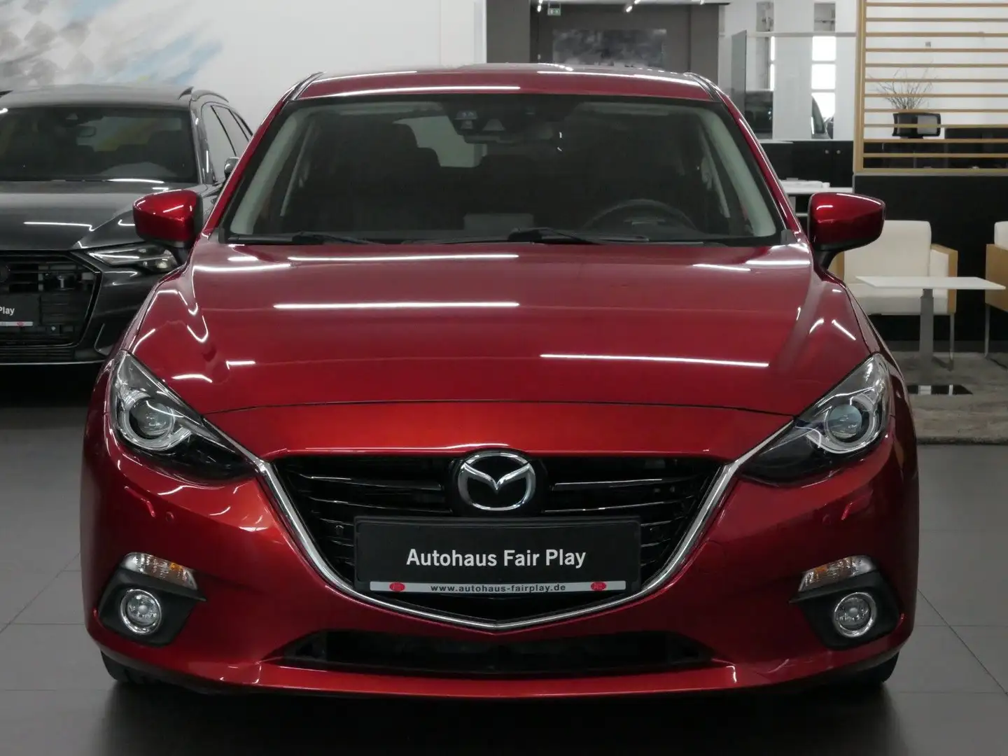 Mazda 3 Lim. Sports-Line XENON/BOSE/HUD/UNFALLFREI! Rot - 2