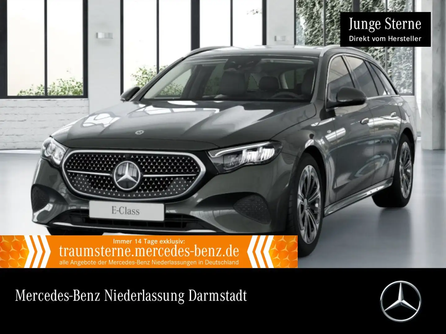 Mercedes-Benz E 300 de T 4M Hybrid Avantgarde Fahrass Distr. LED Grau - 1