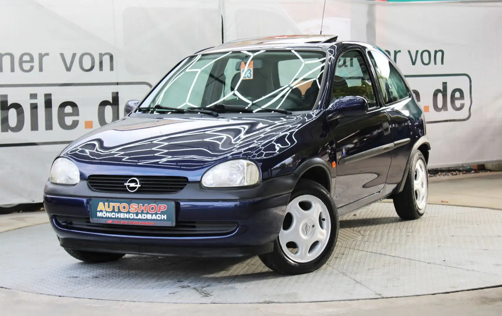 Opel Corsa B*Automatik*Insp. Neu*8-fach Bereift*Servo Blau - 1