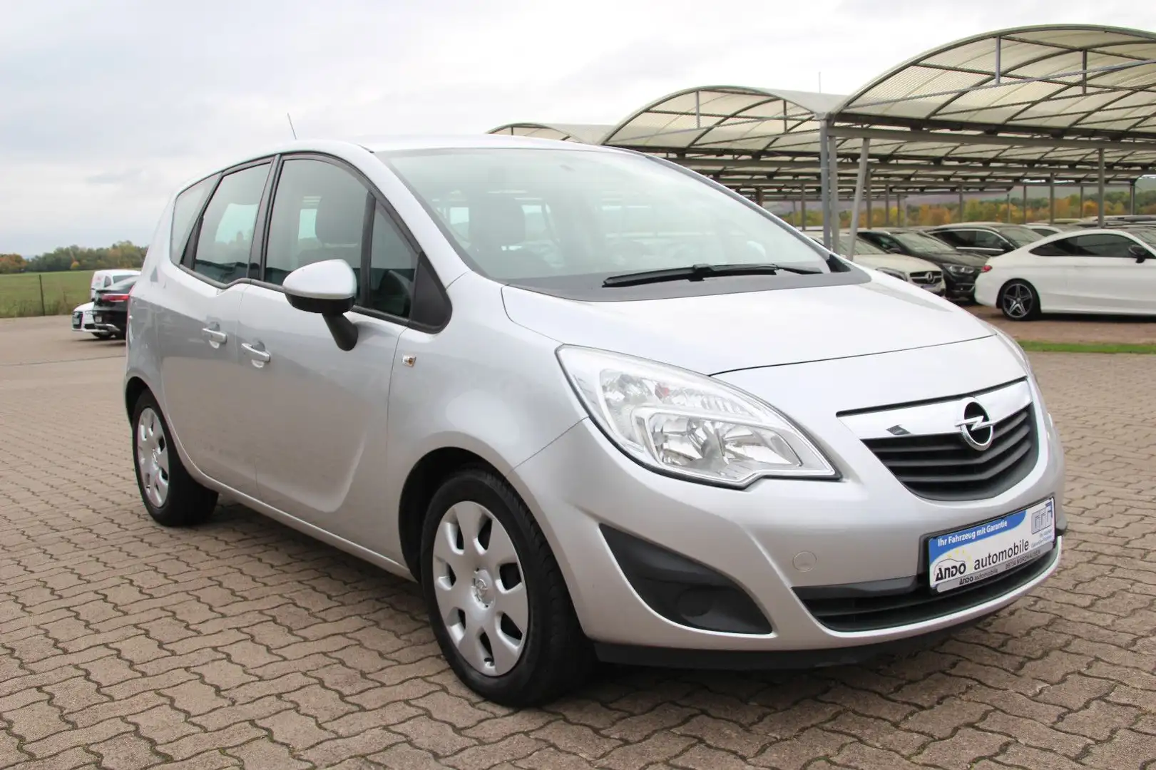 Opel Meriva B 1.4 Edition Klima/Tempomat/2Hand Silber - 2
