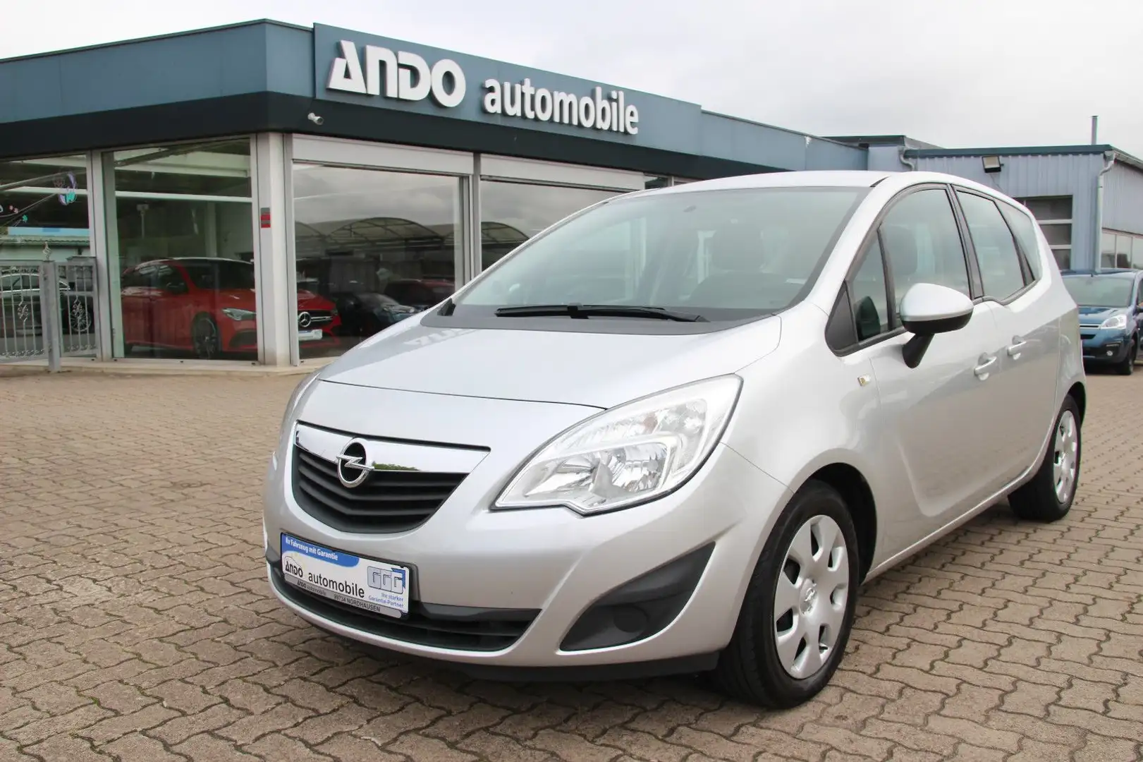 Opel Meriva B 1.4 Edition Klima/Tempomat/2Hand Silber - 1