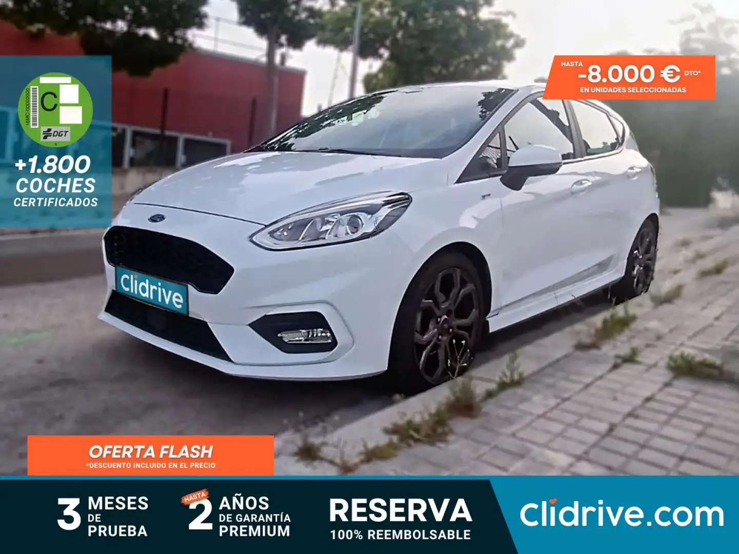 Ford Fiesta 1.0 EcoBoost S/S ST Line 140 Blanco - 1