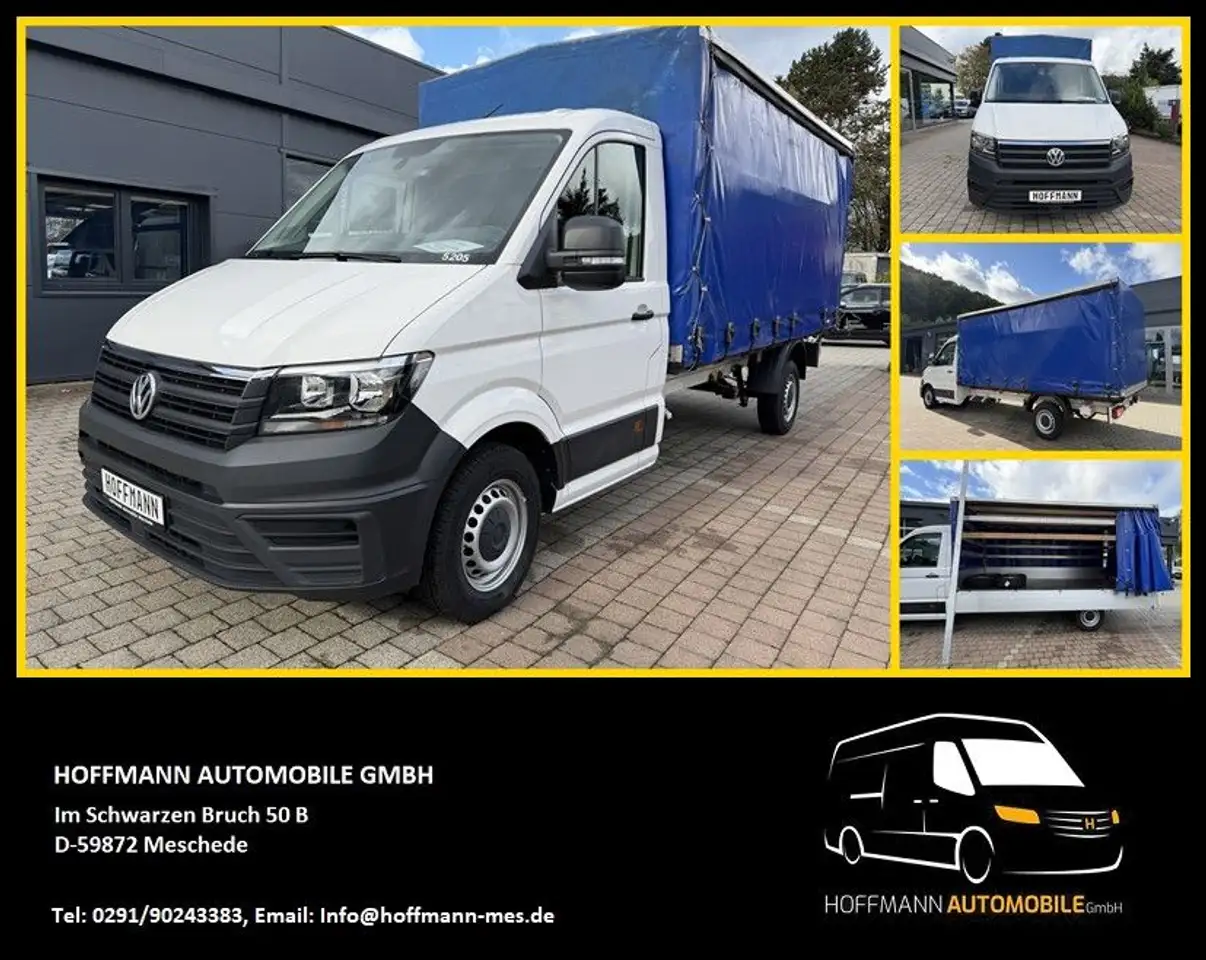 2022 Volkswagen Crafter Pritsche 35 lang Schiebeplane RE+LI, photograph 1