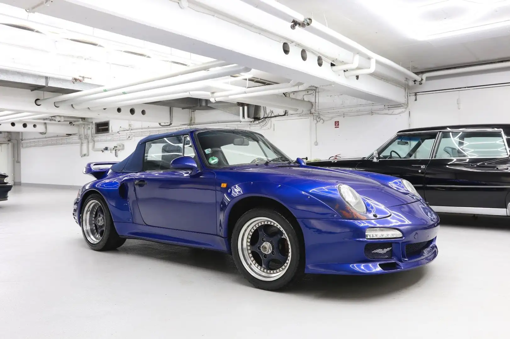 Porsche 911 Carrera Cabrio Motor überholt Blau - 1