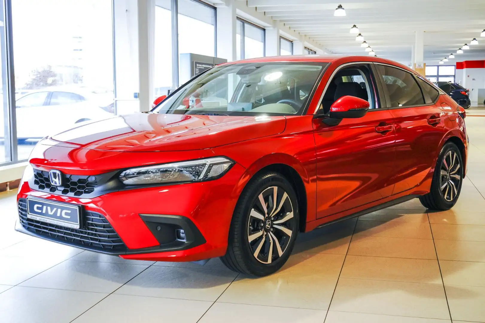 Honda Civic e:HEV 2.0 i-Hybrid e-CVT ELEGANCE Rot - 1