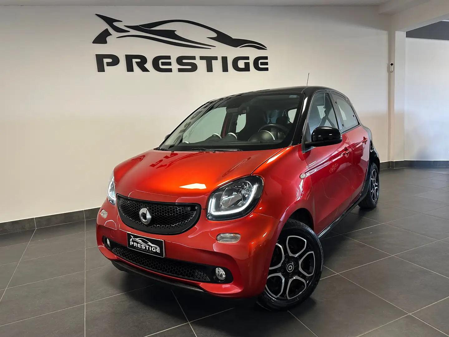smart forFour FOR FOUR 0.9 TURBO 90CV  PRIME TETTO PELLE FULL Rosso - 1