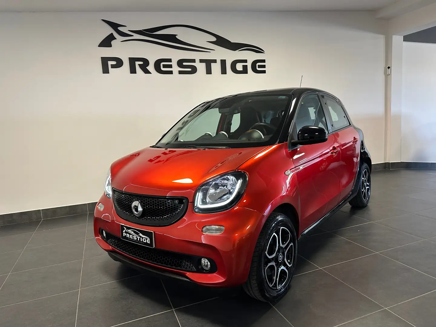 smart forFour FOR FOUR 0.9 TURBO 90CV  PRIME TETTO PELLE FULL Rosso - 2