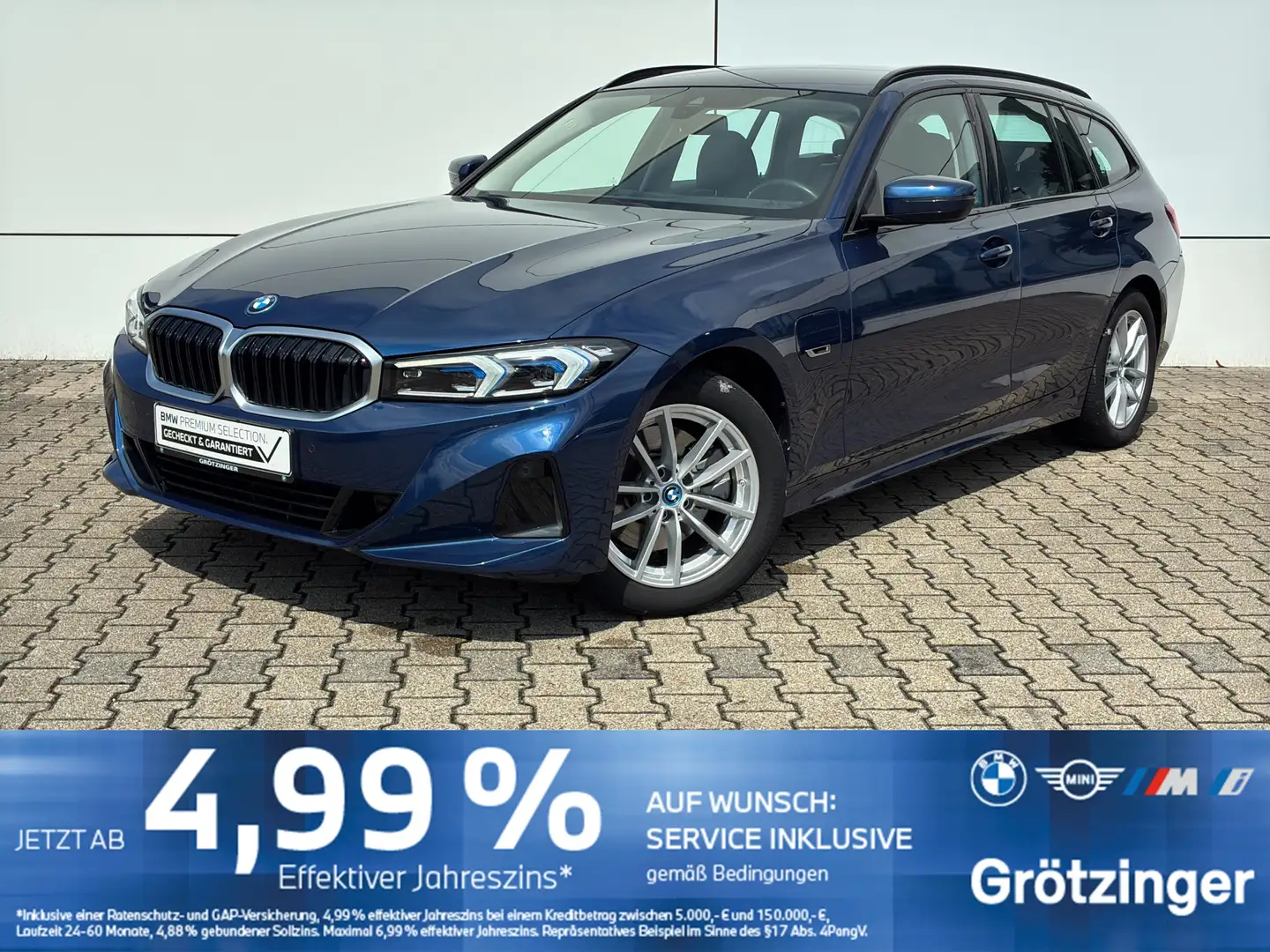 BMW 320 e Tour. Navi.LED.Sportsz.PDC.SHZ.Klimaaut. Bleu - 1