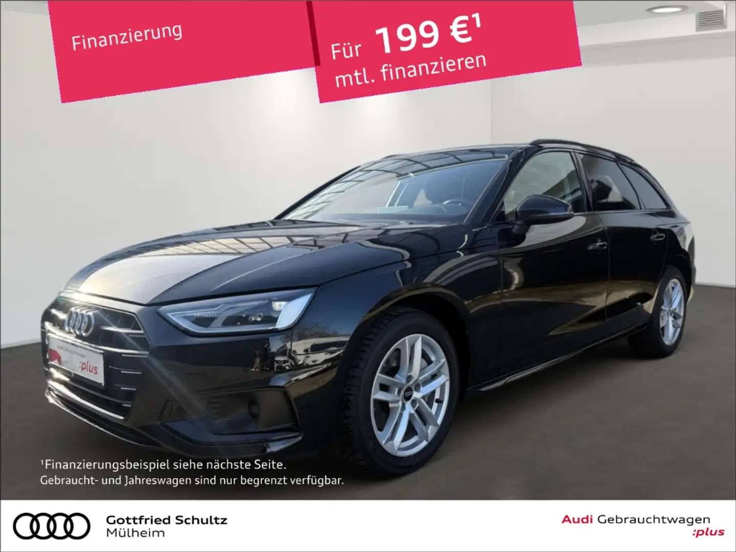 Audi A4 Avant 40 TDI S-tronic VIRTUAL KAMERA ALLSEASON NAV Noir - 1