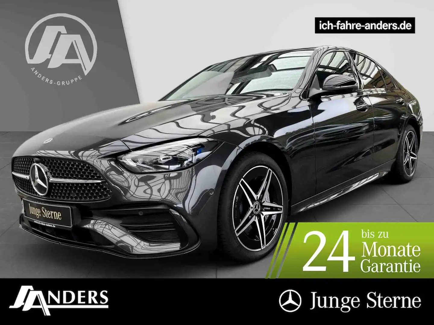 Mercedes-Benz C 300 de AMG+MBUX+Night+Pano+Sound+DIGITAL+360° Grau - 1