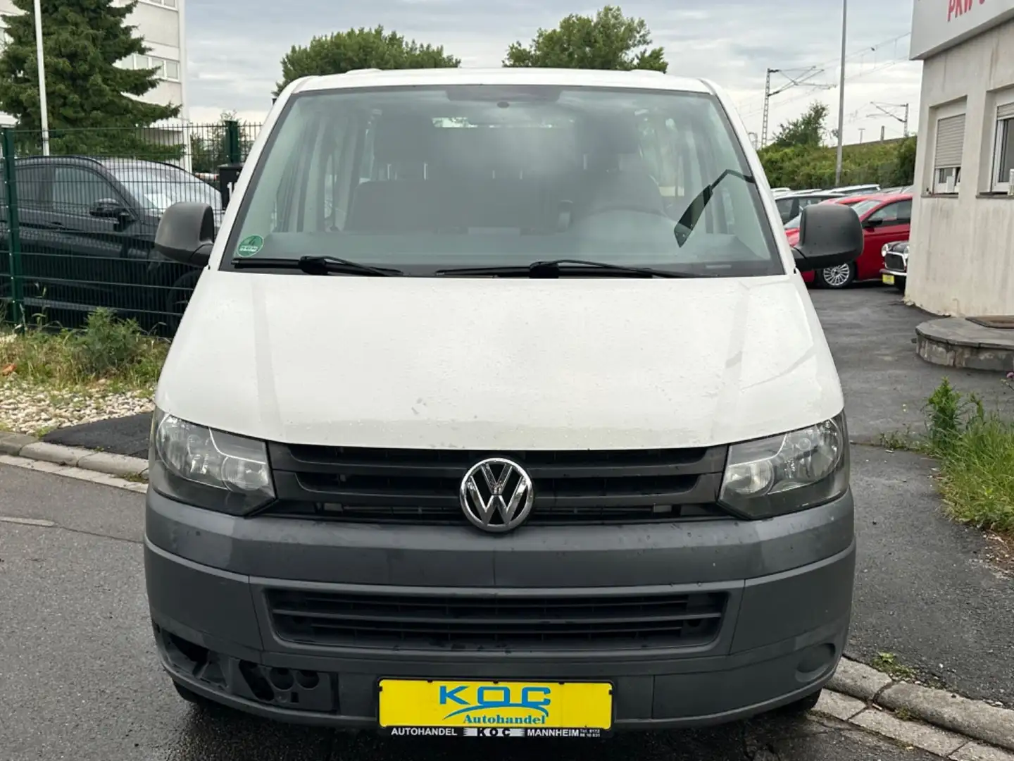 Volkswagen T5 Transporter Kasten-Kombi lang Bílá - 2