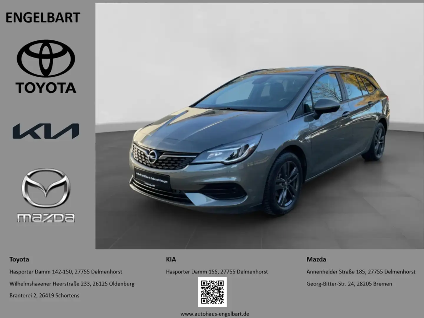 Opel Astra K Sports Tourer 1.2 Turbo 120 Jahre Grau - 1