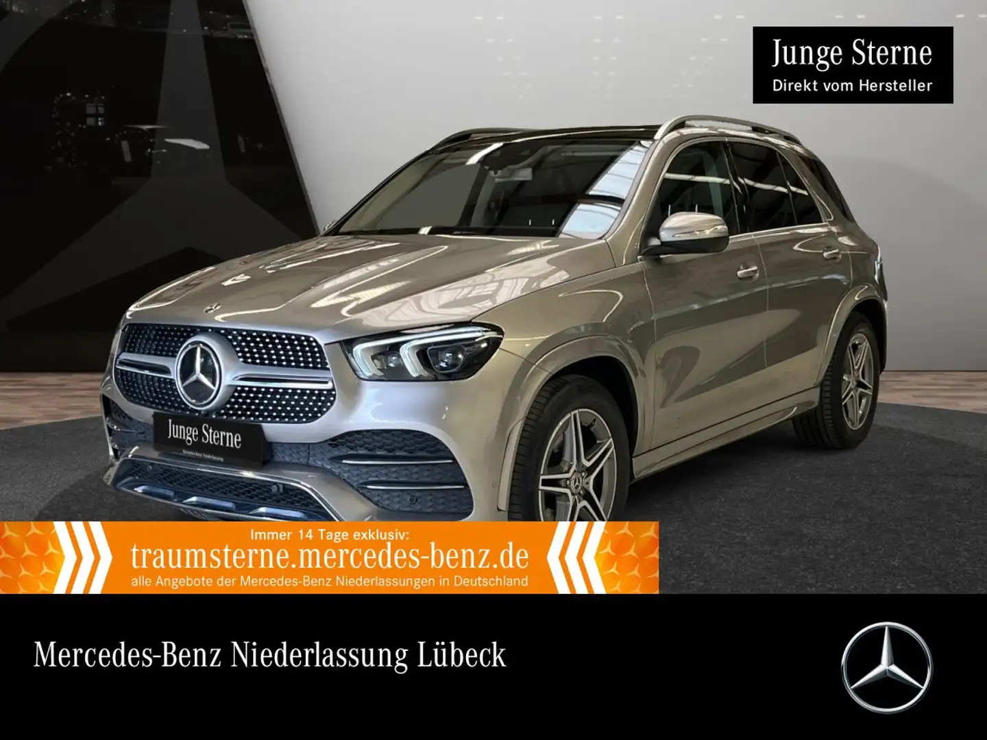 Mercedes-Benz GLE 350 d 4M AMG+EXCLUSIVE+PANO+360+AHK+MULTIBEAM Silber - 1