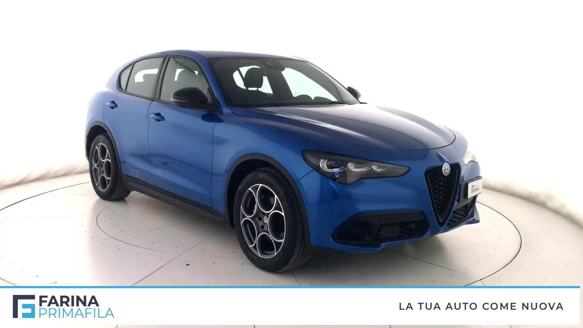 Alfa Romeo Stelvio 2.2 Turbo Sprint Blau - 2