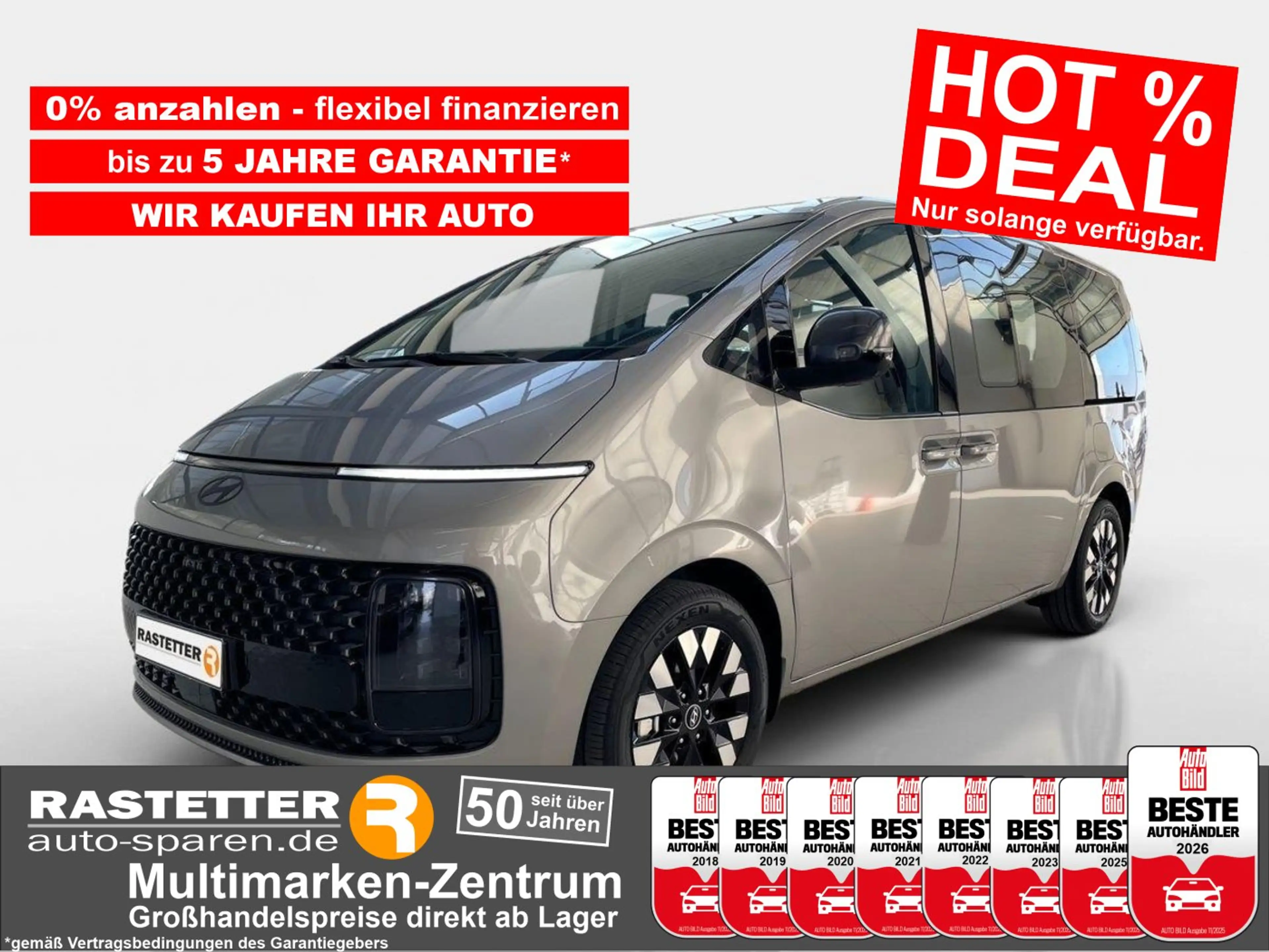 Hyundai STARIA Hybrid 5Jahre+Signature+7Sitze+Nappa+BOSE+Relax+Si