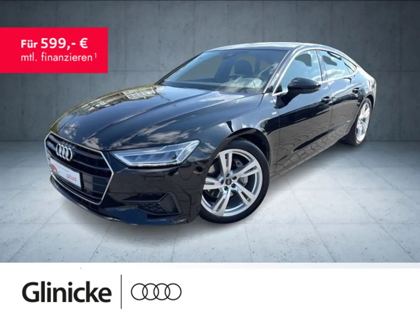 Audi A7 45 TFSI S line/20''/sound/Kam/Nav/S Schwarz - 1