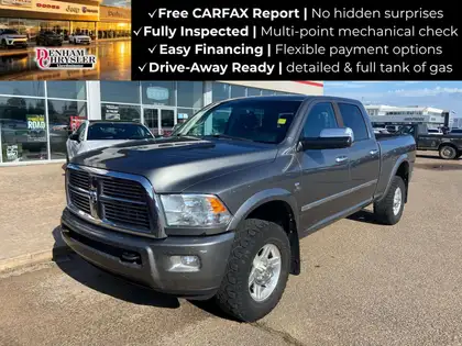 Gray 2012 RAM 2500 Pickup Truck Four-Wheel Drive 6-Speed Automatic