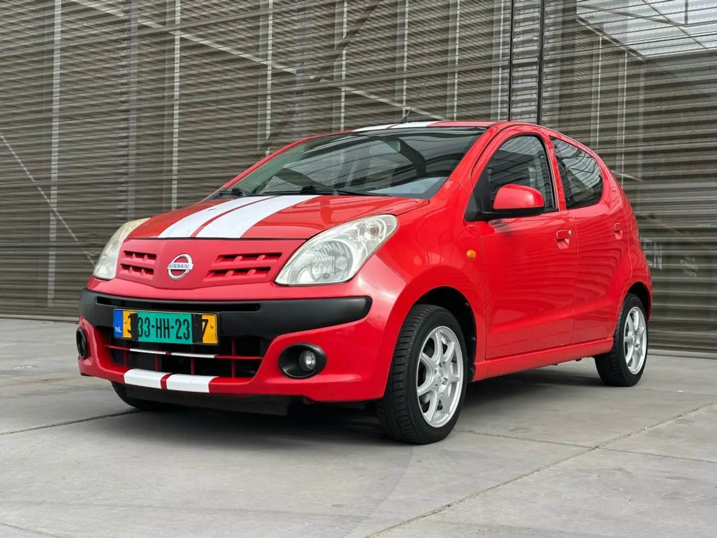 Nissan Pixo 1.0 ACENTA AIRCO/LM VELGEN APK 3-4-2027 !! Rojo - 1