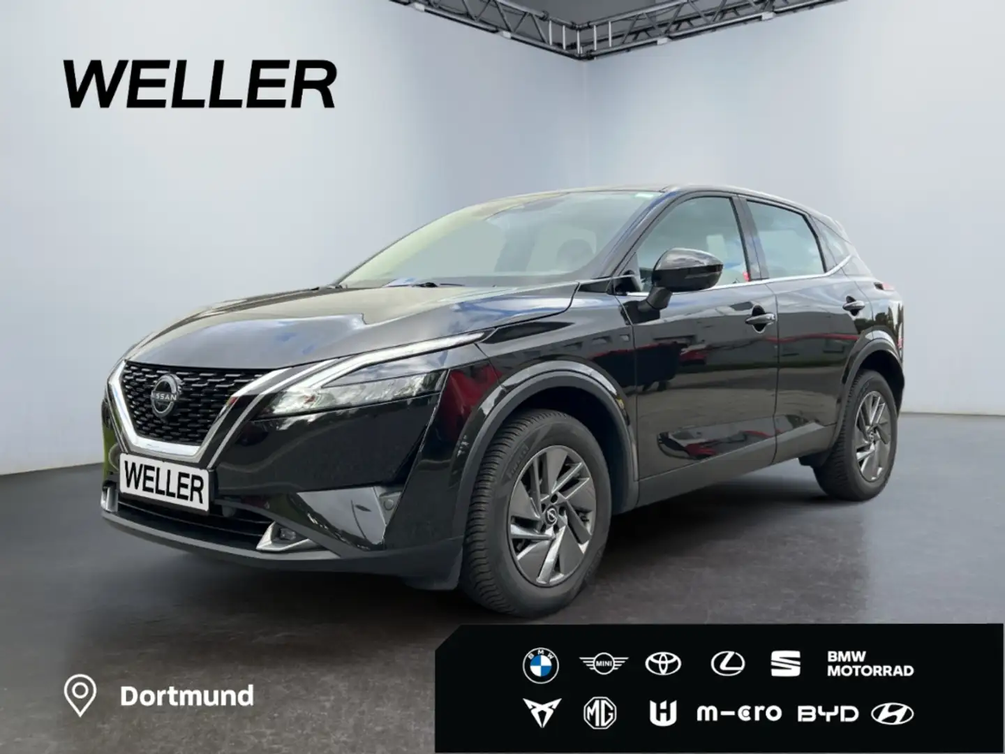 Nissan Qashqai 1.3 DIG-T MHEV Xtronic Acenta *LED*360°* Zwart - 1