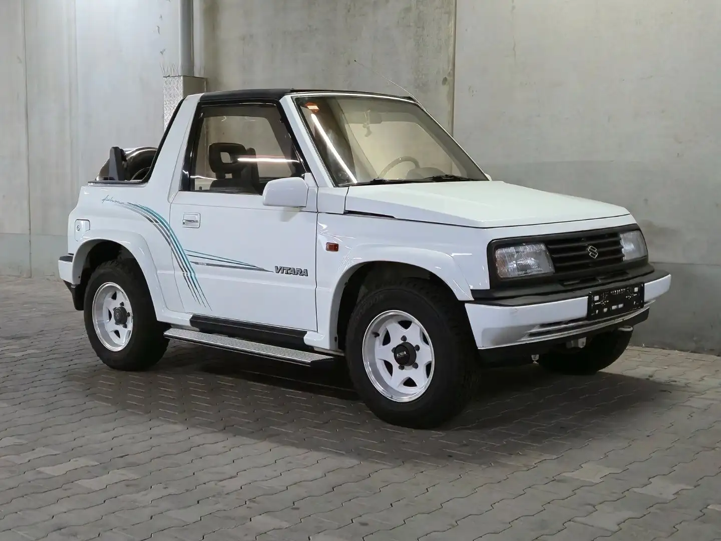 Suzuki Vitara Cabrio Teilrestauriert H Zulassung Blanc - 2