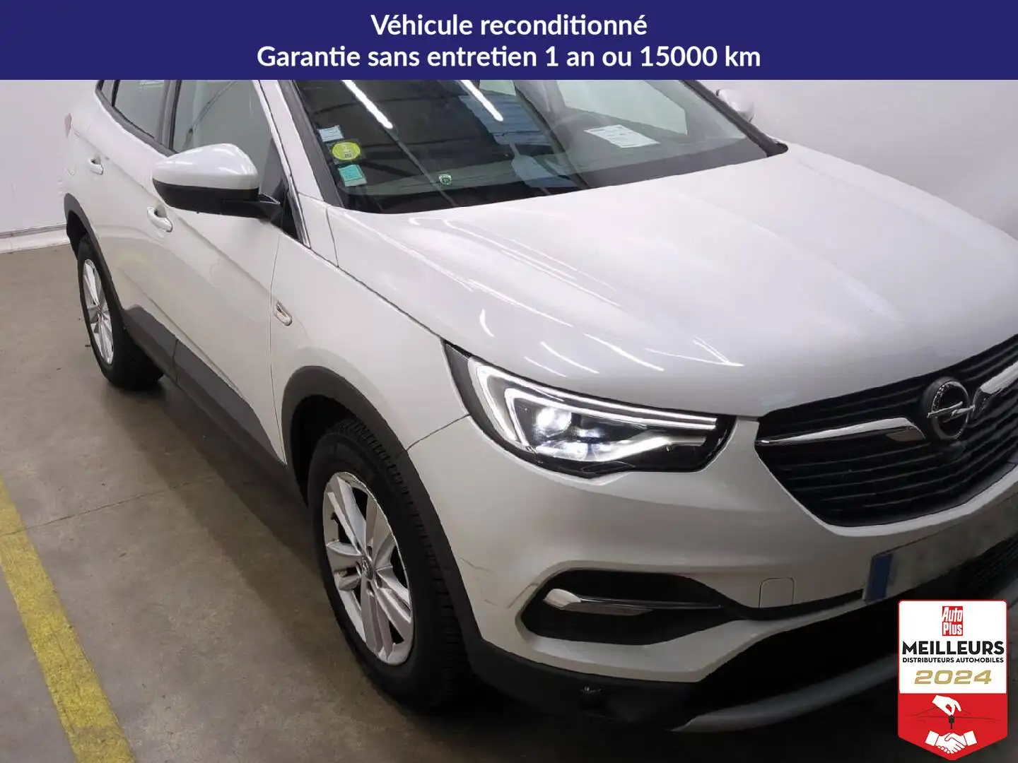 Opel Grandland X Grandland X Diesel 130 BVA8 Elegance Blanc - 2