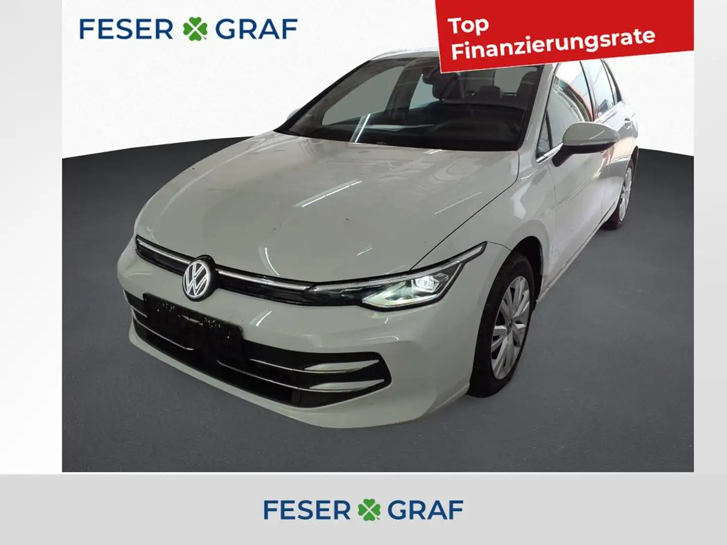 Volkswagen Golf VIII 1.5 eTSI Style DSG AHK/Matrix/HUD/ACC/Navi Weiß - 1