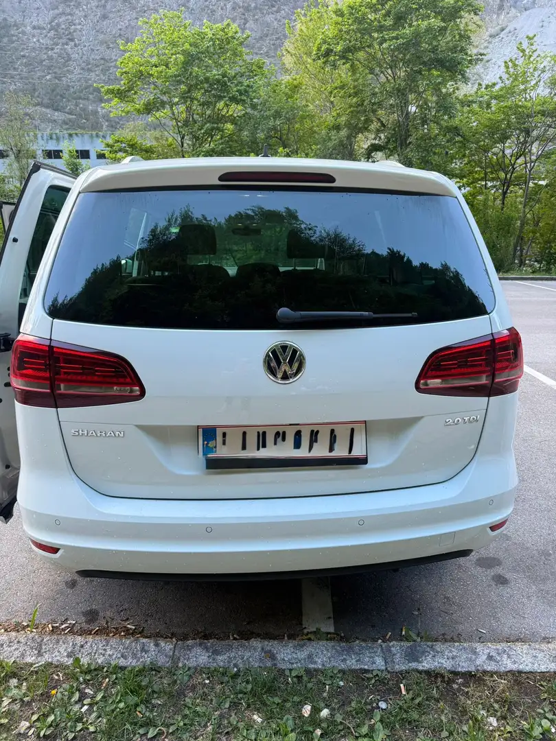 Volkswagen Sharan Comfortline BMT SCR 2,0 TDI 4Motion Weiß - 1