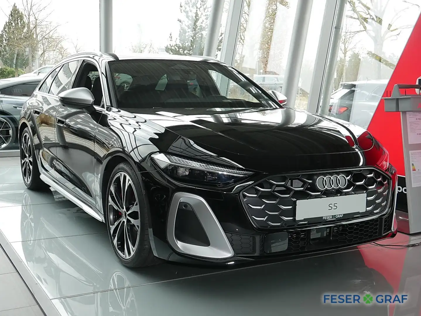 Audi S5 Avant TFSI qu Int S Leder,HUD,Sitzbel,Kameras Schwarz - 2