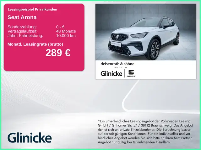 SEAT Arona FR 1.0 TSI 85 kW (116 PS) 7-Gang-DSG
