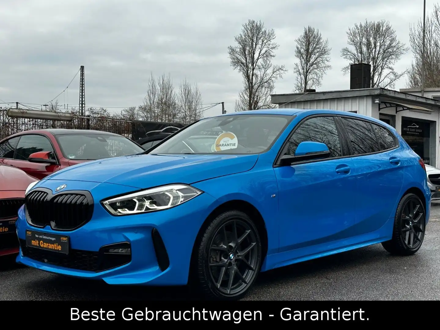 BMW 118 i Aut. M Sport Shadow * LED * TOP GEPFLEGT * Bleu - 2