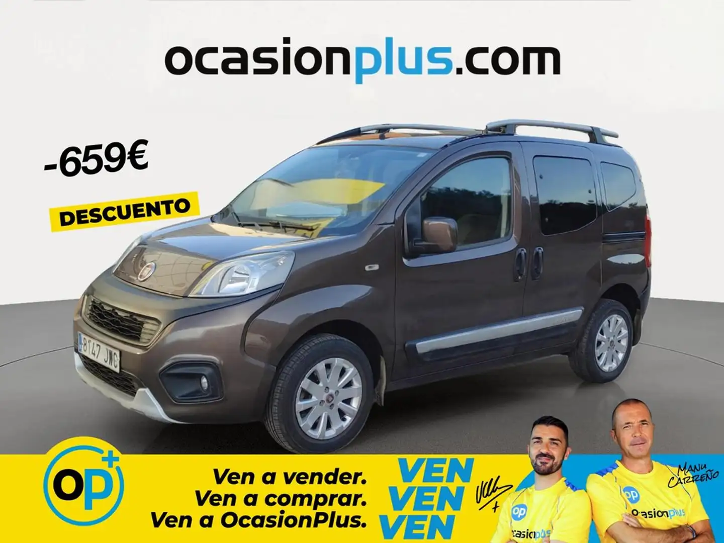 Fiat Qubo 1.3Mjt Trekking 70kW Marrón - 1
