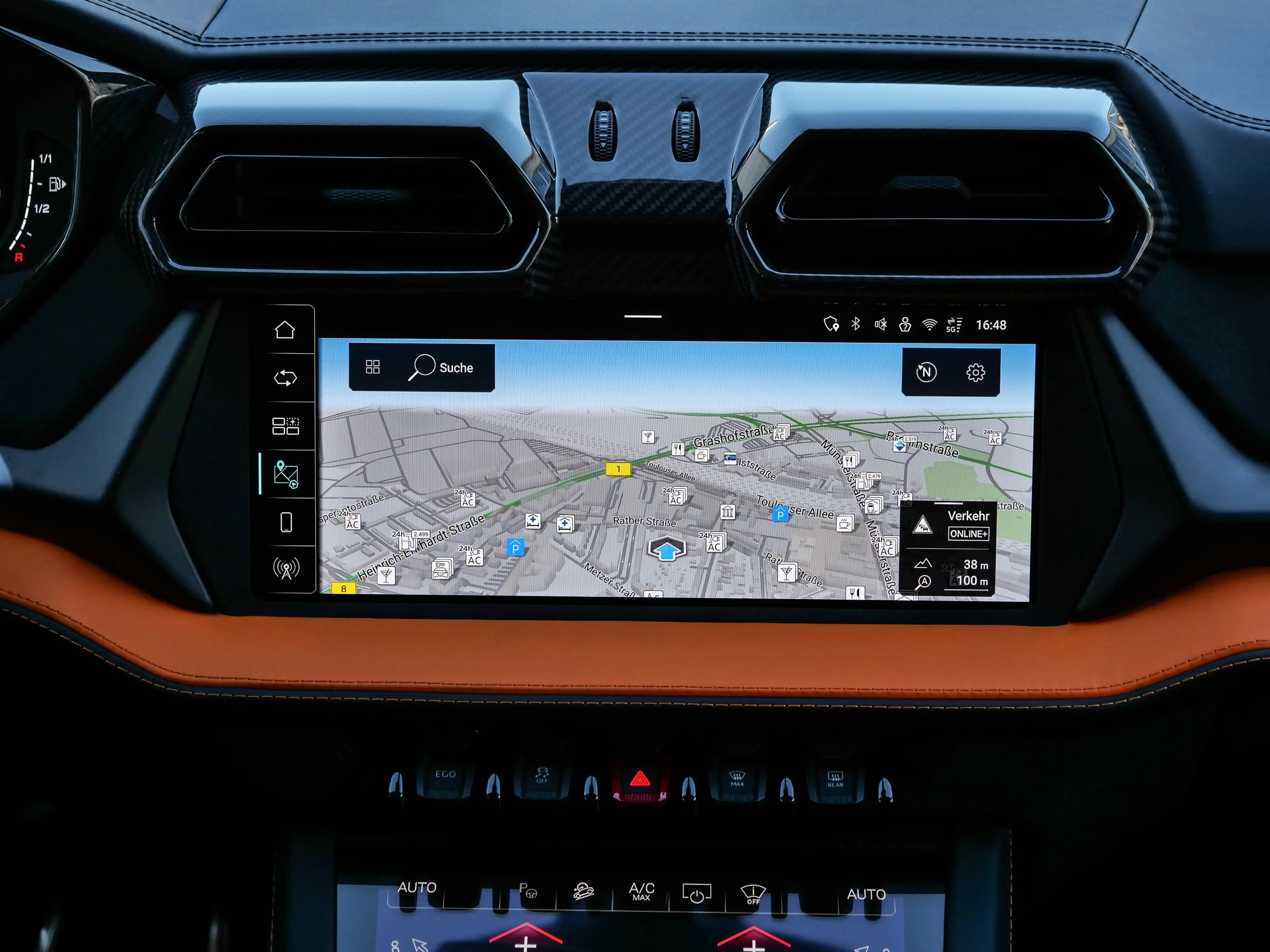 Lamborghini Urus SE Arancio Borealis, Park Assistance Package — photo 13