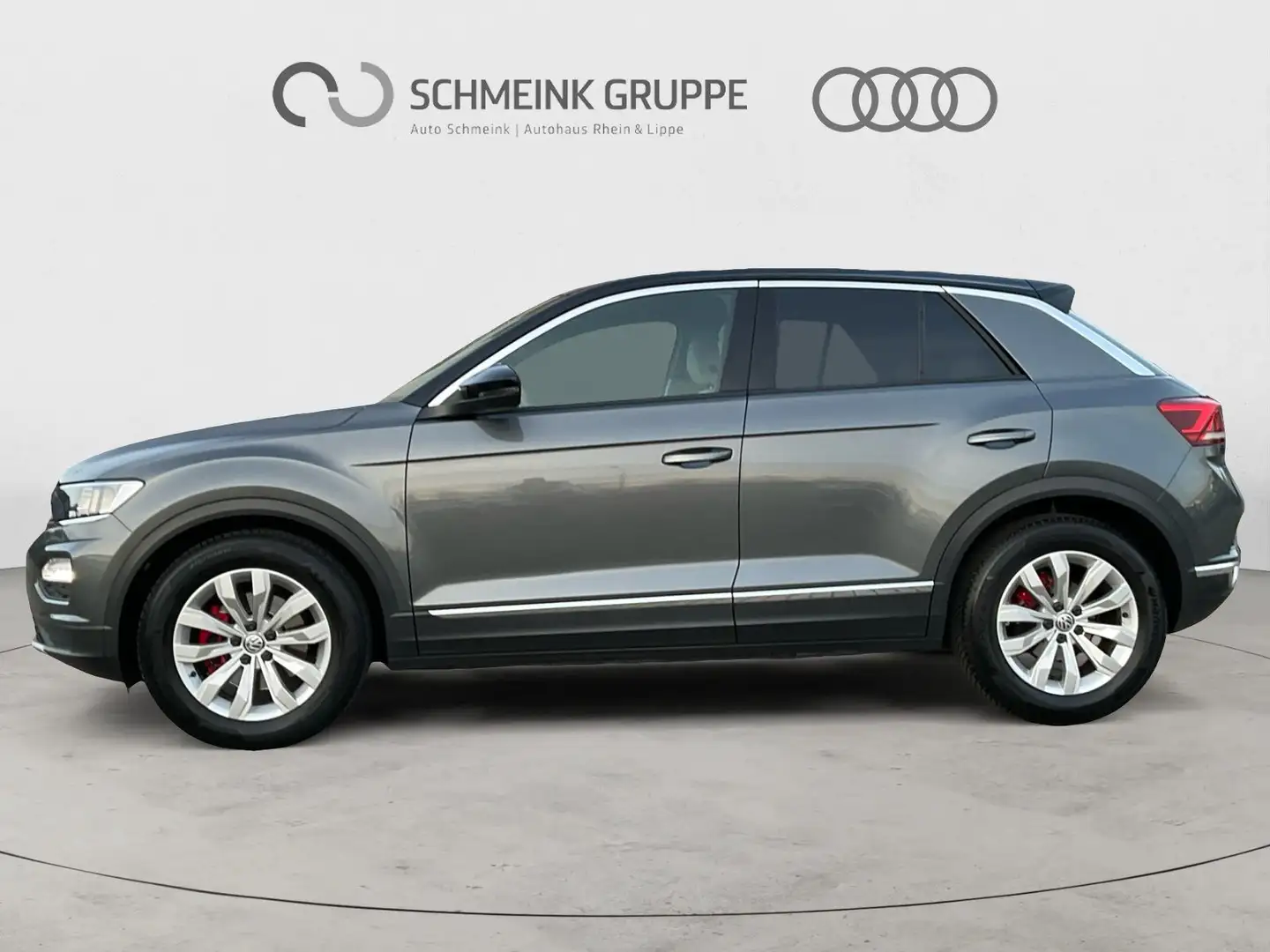 Volkswagen T-Roc Sport 2.0 TDI DSG AHK LEDER STANDHEIZUNG Grau - 2