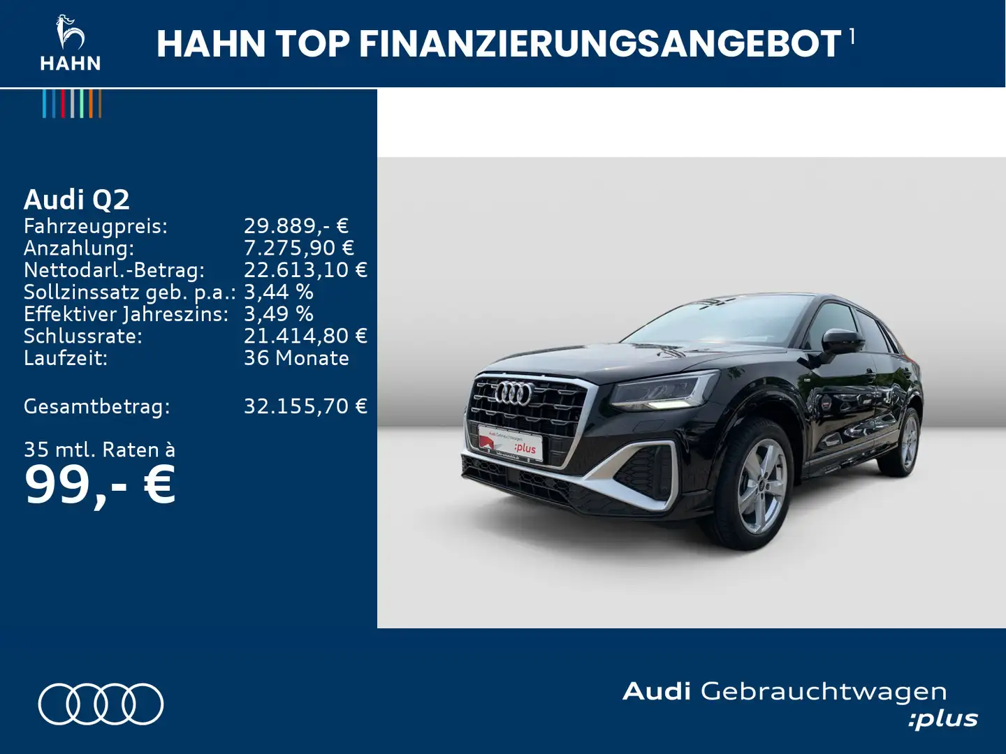 Audi Q2 35 TDI S-tronic S line AHK SONOS Smartphone Noir - 2