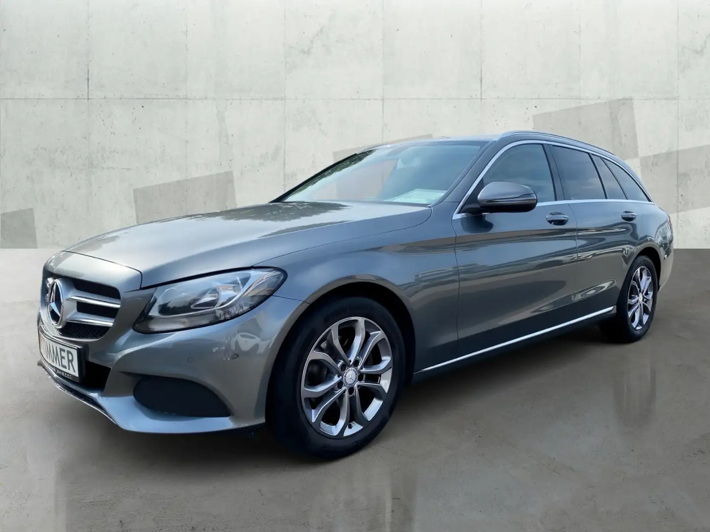 Mercedes-Benz C 450 180 T-Modell CGI *6 Gang*Navi*SHZ*PDC*TEMPO*E-Kla Argento - 2