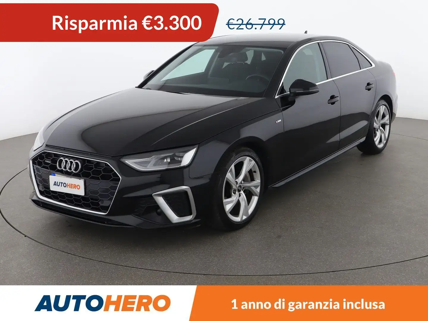 Audi A4 40 TDI S line edition   S tronic  quattro  MHEV Nero - 1