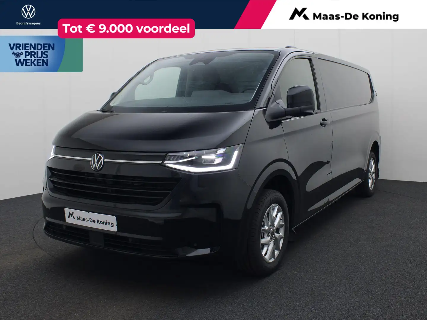 Volkswagen Transporter Bedrijfswagens e-Transporter Bestelwagen Bulli 64k Zwart - 1