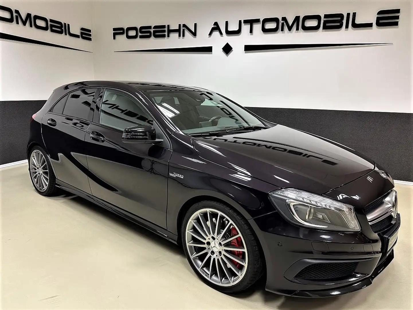 Mercedes-Benz A 45 AMG 4M Night Xenon H&K Ledere ACC Panorama Blau - 1