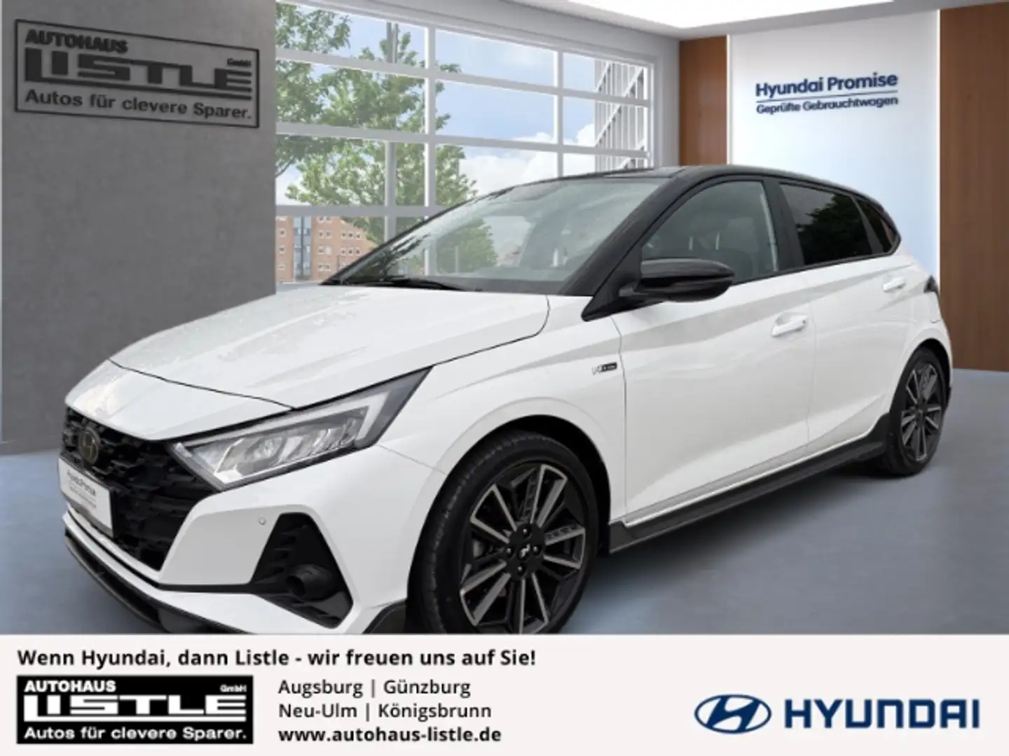 Hyundai i20 N Line Mild-Hybrid 1.0 T-GDI +NAVI+KLIMA+SHZ+RFK+U Bianco - 1