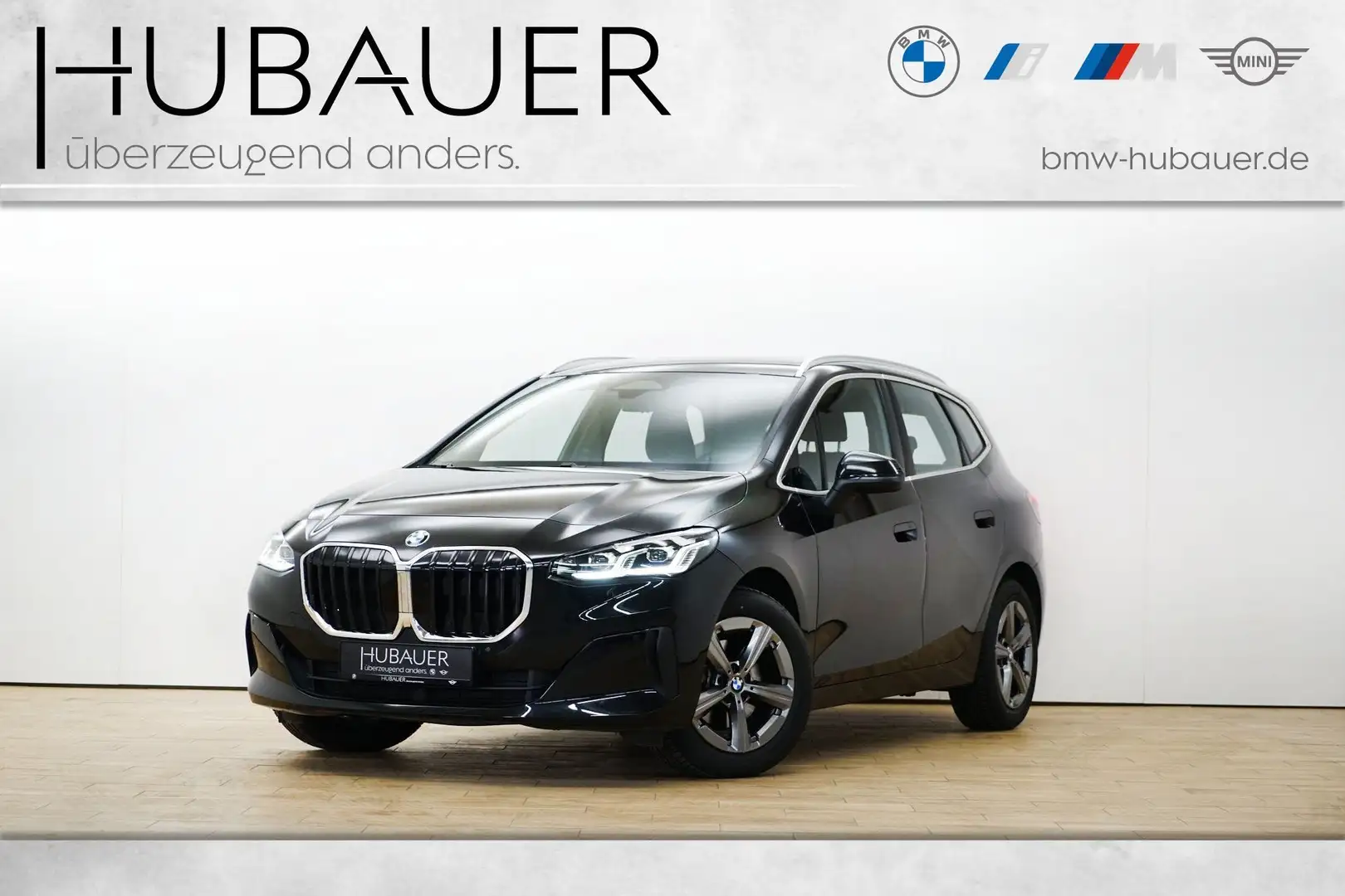 BMW 218 i Active Tourer [Navi, AHK, RFK, SHZ, LED] Schwarz - 1