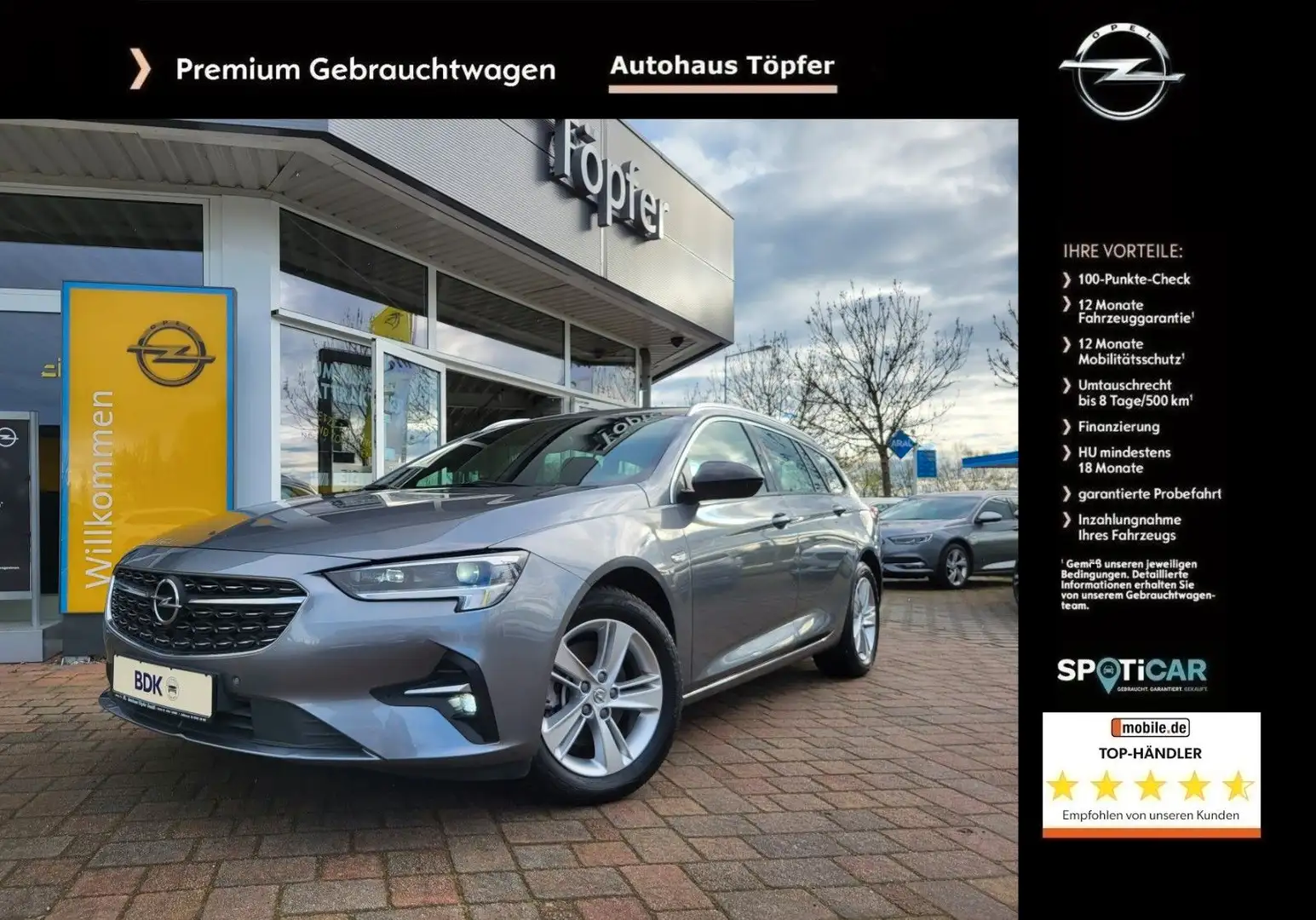 Opel Insignia B ST 2.0T Automatik Premium "Elegance" Grey - 1