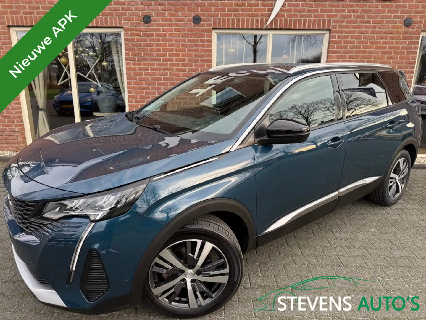 Peugeot 5008 1.2 PT 130 PK Allure 7P.Bns NIEUWE APK / TREKHAAK Blau - 1