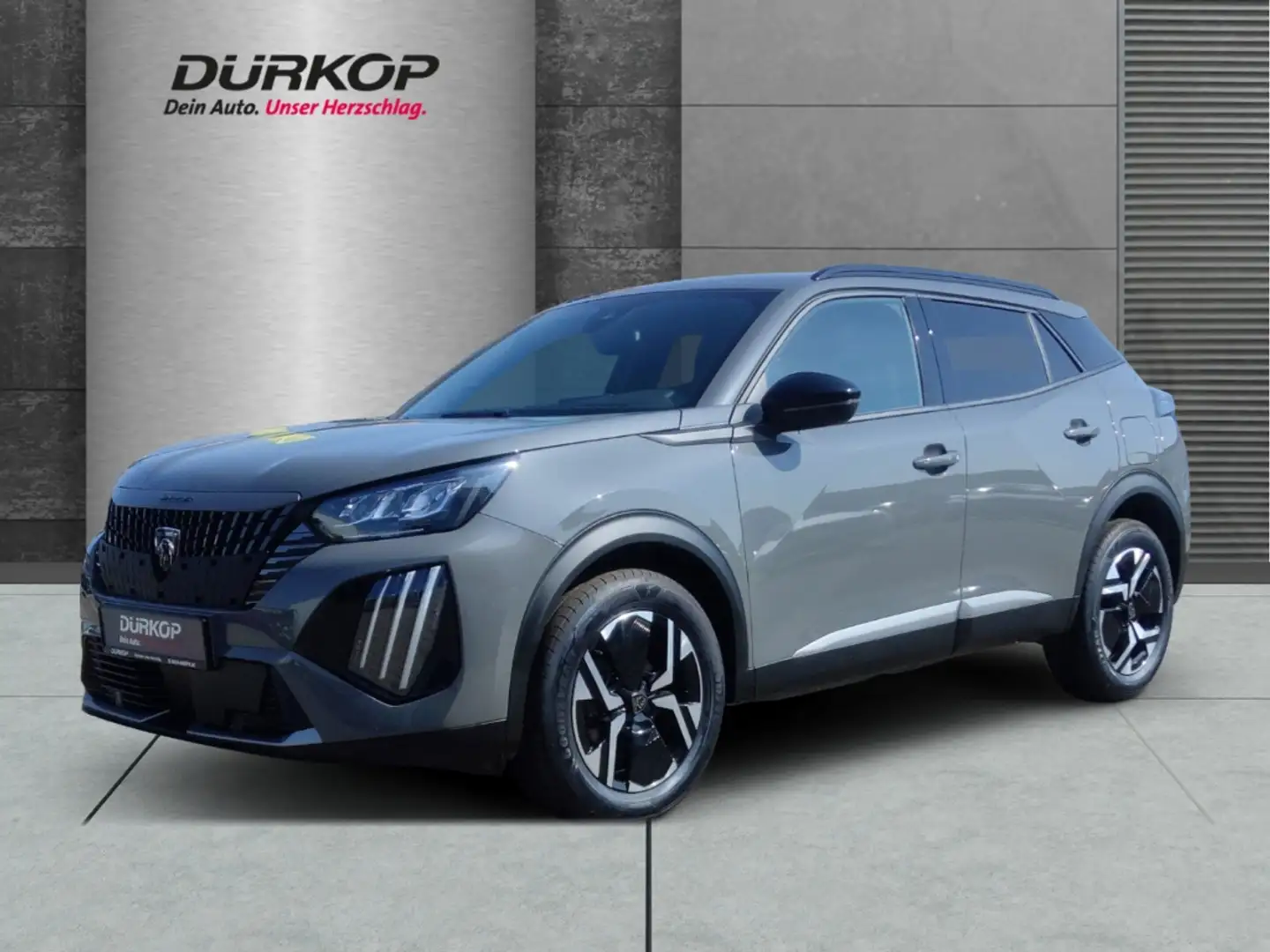 Peugeot 2008 1.2 PureTech 130 Allure,PDC,SHZ,LED,Notbremsassist Grau - 1