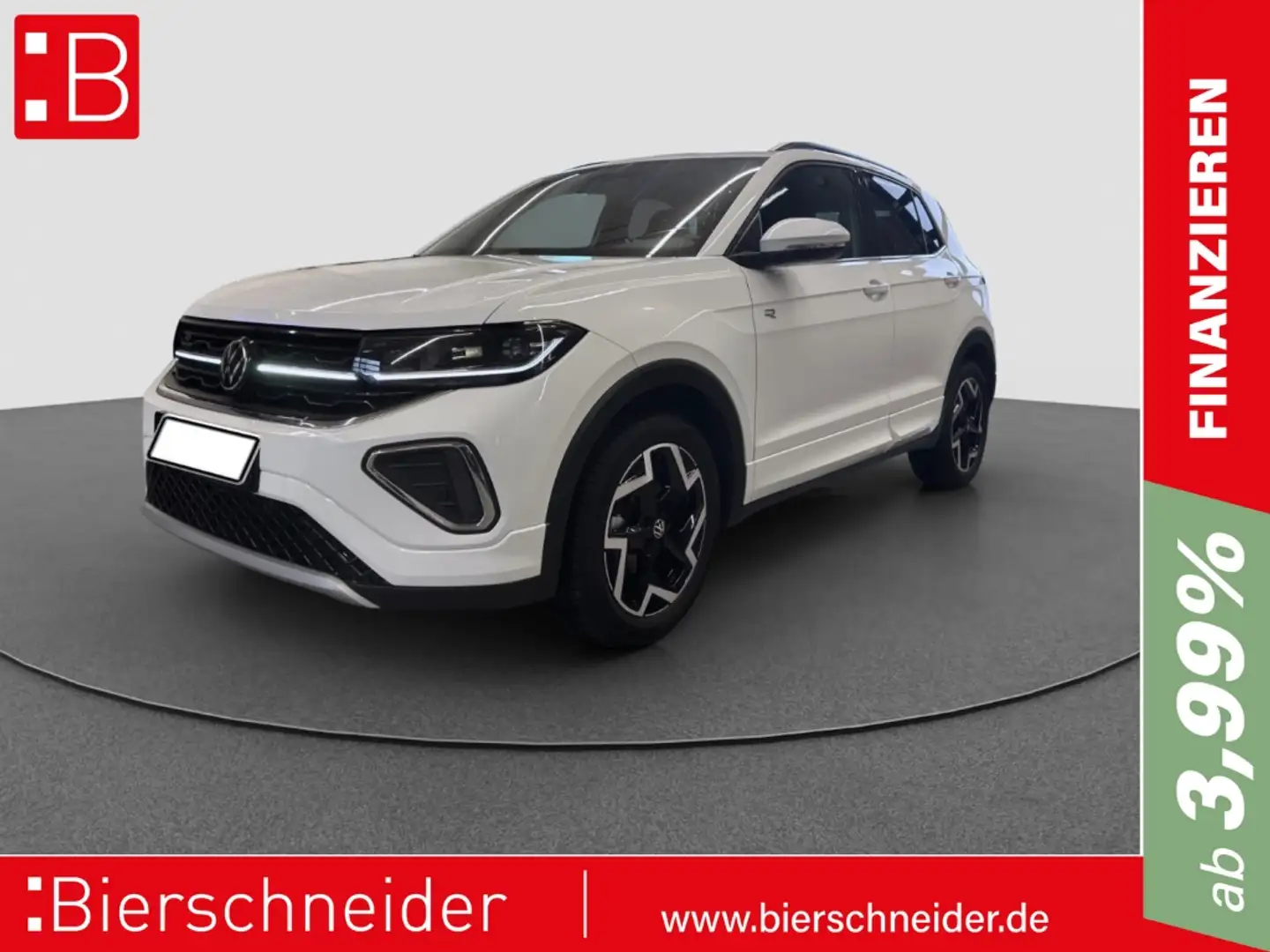 Volkswagen T-Cross 1.5 TSI DSG RLine KAMERA AHK LED NAVI Weiß - 1