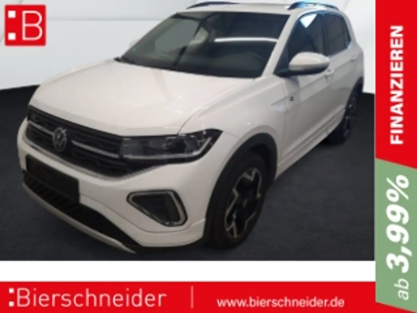 Volkswagen T-Cross 1.5 TSI DSG R-Line KAMERA AHK LED NAVI Weiß - 1
