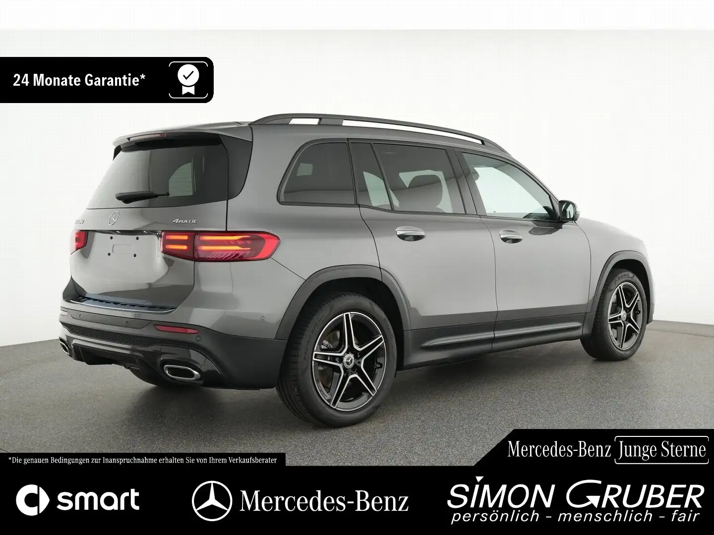 Mercedes-Benz GLB 220 d 4M AMG Line Pano MBeam 360 AHK 7Sitze Grau - 2